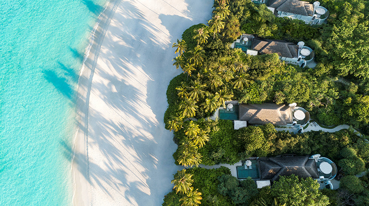 anantara kihavah maldives villas beach pool villas aerial
