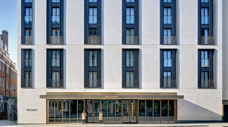 bulgari hotel london facade