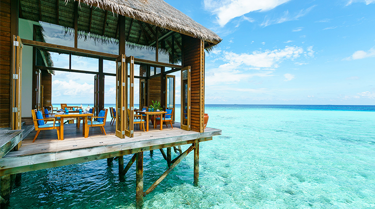 conrad maldives rangali island spa restaurant