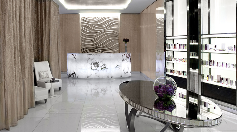 corinthia hotel london ESPA life spa reception