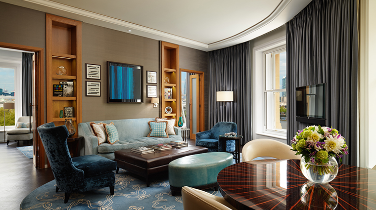 corinthia hotel london river suite living room