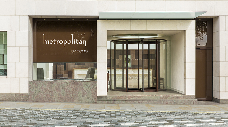 Property TheMetropolitanbyCOMOLondon Hotel Exterior MainEntrance TheCOMOGroup