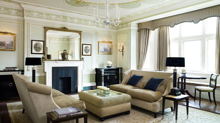 the connaught suite living room