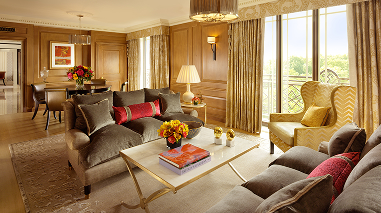 the dorchester Park Suite Sitting Room