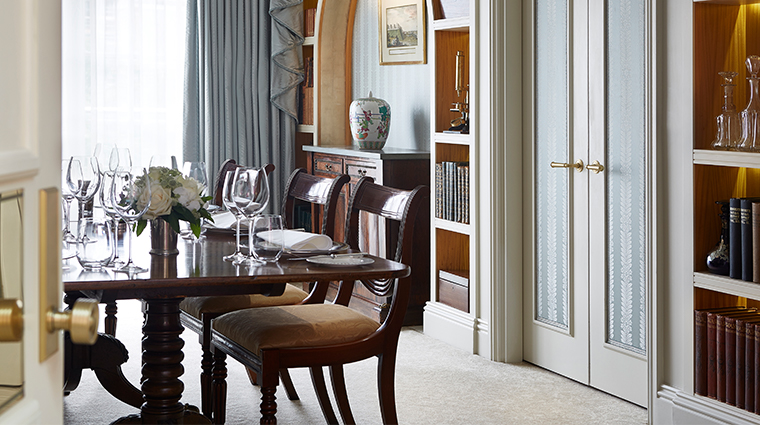 the goring royal suite dining