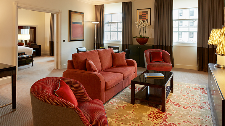 the sofitel london st james suite lounge