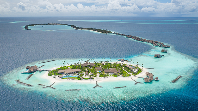 waldorf astoria maldives ithaafushi aerial