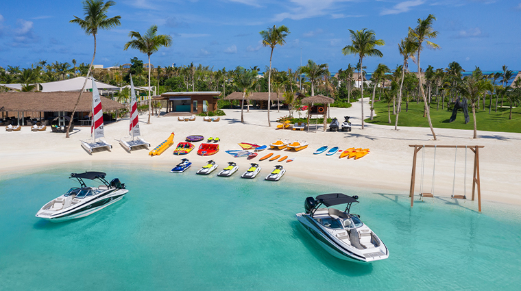 waldorf astoria maldives ithaafushi nava water sport center